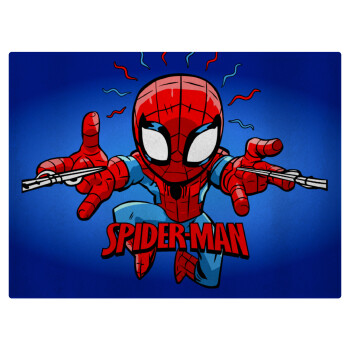 Spiderman flying, Επιφάνεια κοπής γυάλινη (38x28cm)