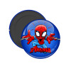 Spiderman flying, Μαγνητάκι ψυγείου στρογγυλό διάστασης 5cm