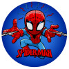 Spiderman flying, Mousepad Στρογγυλό 20cm