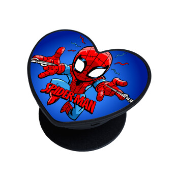Spiderman flying, Phone Holders Stand  καρδιά Μαύρο Βάση Στήριξης Κινητού στο Χέρι