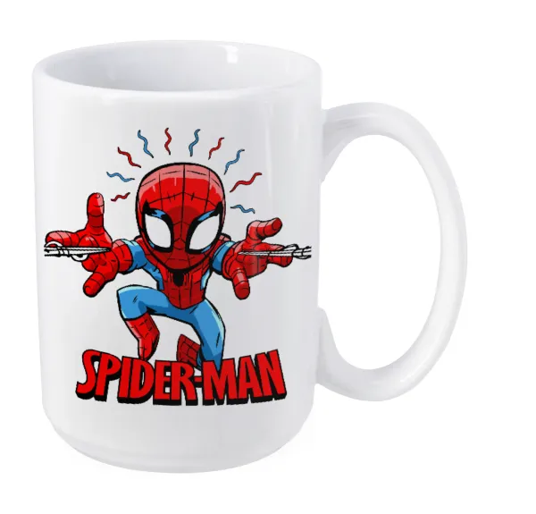 Spiderman flying — Mega mug, ceramic, 450ml