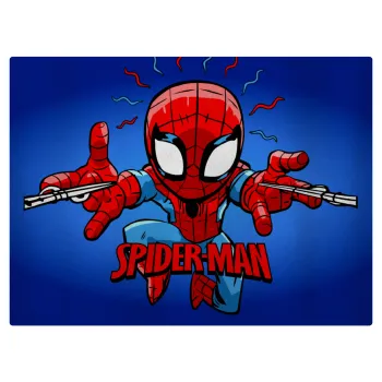 Spiderman flying, Επιφάνεια κοπής γυάλινη (38x28cm)