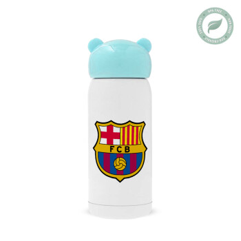 Barcelona FC, Γαλάζιο ανοξείδωτο παγούρι θερμό (Stainless steel), 320ml