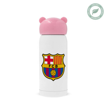Barcelona FC, Ροζ ανοξείδωτο παγούρι θερμό (Stainless steel), 320ml
