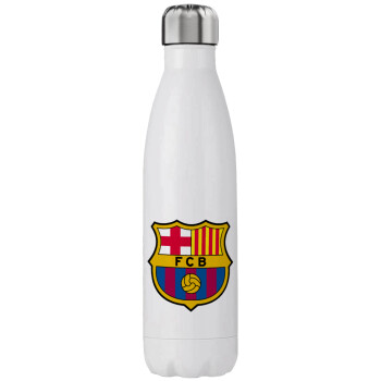 Barcelona FC, Μεταλλικό παγούρι θερμός (Stainless steel), διπλού τοιχώματος, 750ml