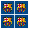 Barcelona FC, ΣΕΤ 4 Σουβέρ ξύλινα τετράγωνα