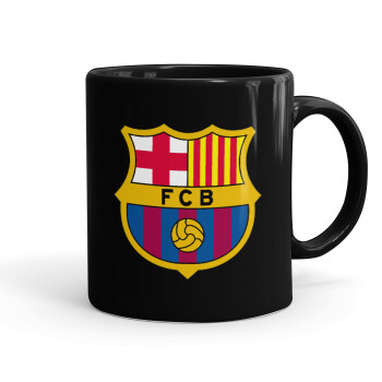Barcelona FC, Κούπα Μαύρη, κεραμική, 330ml