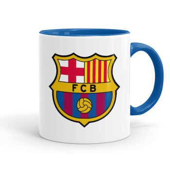 Barcelona FC, Κούπα χρωματιστή μπλε, κεραμική, 330ml
