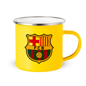 Barcelona FC, Κούπα Μεταλλική εμαγιέ Κίτρινη 360ml