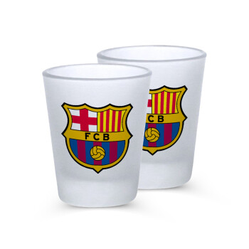 Barcelona FC, Σφηνοπότηρα γυάλινα 45ml του πάγου (2 τεμάχια)