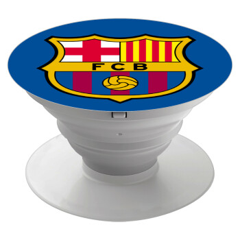Barcelona FC, Pop Socket Λευκό Βάση Στήριξης Κινητού στο Χέρι
