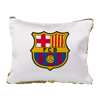 Barcelona FC, Τσαντάκι νεσεσέρ με πούλιες (Sequin) Χρυσό
