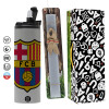 Πασχαλινή Λαμπάδα με Travel Tumbler θερμό (600ml, BPA free) & κερί αρωματικό πλακέ (30cm) (ΓΚΡΙ)