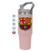Pink color, 890ml (30oz) stainless Steel Tumbler with Handle