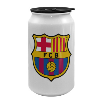 Barcelona FC, Κούπα ταξιδιού μεταλλική με καπάκι (tin-can) 500ml