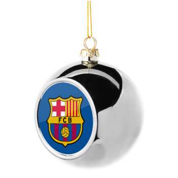 Barcelona FC, Χριστουγεννιάτικη μπάλα δένδρου Ασημένια 8cm