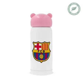 Barcelona FC, Pink stainless steel thermal flask, 320ml