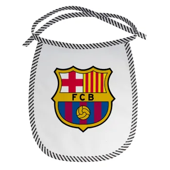 Barcelona FC, Σαλιάρα μωρού αλέκιαστη με κορδόνι Μαύρη