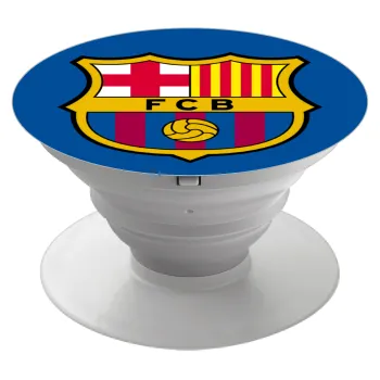 Barcelona FC, Phone Holders Stand  Λευκό Βάση Στήριξης Κινητού στο Χέρι