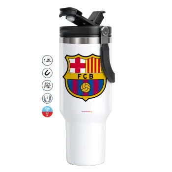 Barcelona FC, Mega Tumbler με καπάκι, διπλού τοιχώματος (θερμό) 1,2L