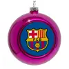 Purple Christmas tree ornament bauble 8cm