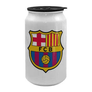 Barcelona FC, Κούπα ταξιδιού μεταλλική με καπάκι (tin-can) 500ml