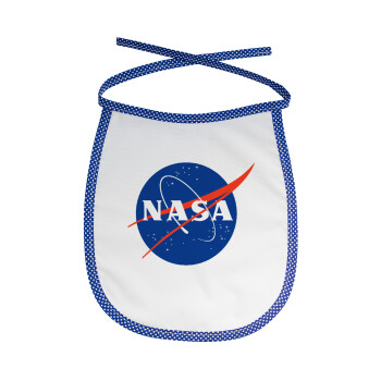 Nasa, Σαλιάρα μωρού αλέκιαστη με κορδόνι Μπλε