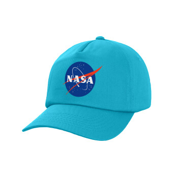Nasa, Adult Baseball Cap, 100% Cotton, Blue (COTTON, ADULT, UNISEX, ONE SIZE)
