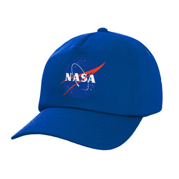 Nasa, Twill Children's Cap, ROYAL BLUE (100% COTTON, CHILDREN, UNISEX)