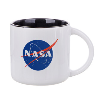 Nasa, Κούπα κεραμική 400ml Λευκή/Μαύρη