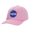Adult Baseball Cap, 100% Cotton, PINK (COTTON, ADULT, UNISEX, ONE SIZE)