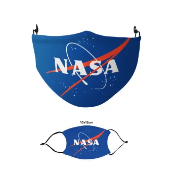 Nasa, Μάσκα υφασμάτινη παιδική πολλαπλών στρώσεων με υποδοχή φίλτρου