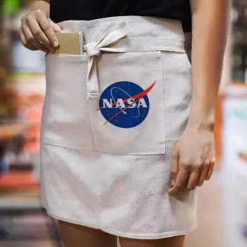 Nasa, Ποδιά Μέσης με διπλή τσέπη Barista/Bartender, Beige