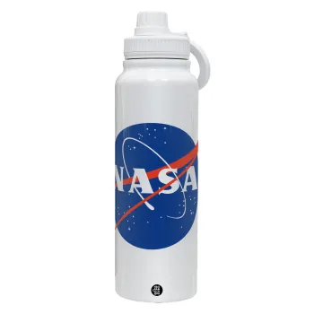 Nasa, Θερμός 1L Ανοξείδωτο με Βάση Κινητού & Διπλά Τοιχώματα