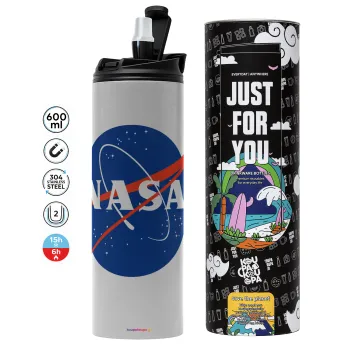 Nasa, Tumbler stainless steel GREY 600ml