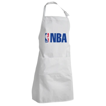 NBA, Ποδιά Σεφ Ολόσωμη Ενήλικων (με ρυθμιστικά και 2 τσέπες)