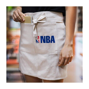 NBA, Ποδιά Μέσης με διπλή τσέπη Barista/Bartender, Beige