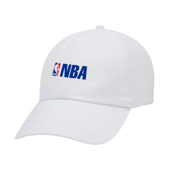 NBA, Καπέλο Ενηλίκων Baseball Λευκό 5-φύλλο (POLYESTER, ΕΝΗΛΙΚΩΝ, UNISEX, ONE SIZE)