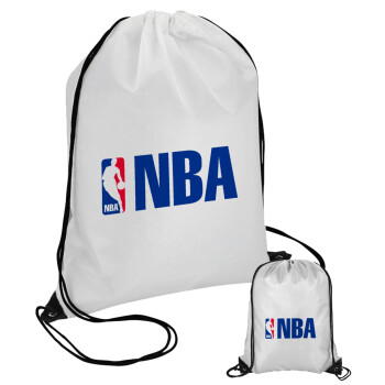 NBA, Τσάντα πουγκί με μαύρα κορδόνια (1 τεμάχιο)