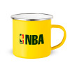 Yellow Enamel Metallic Cup 360ml