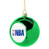 Green Christmas tree ornament ball 8cm