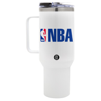 NBA, Mega Tumbler με καπάκι, διπλού τοιχώματος (θερμό) 1,2L