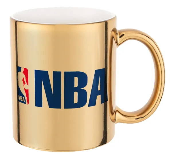 NBA — Mug ceramic, gold mirror, 330ml