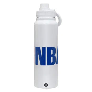 NBA, Θερμός 1L Ανοξείδωτο με Βάση Κινητού & Διπλά Τοιχώματα