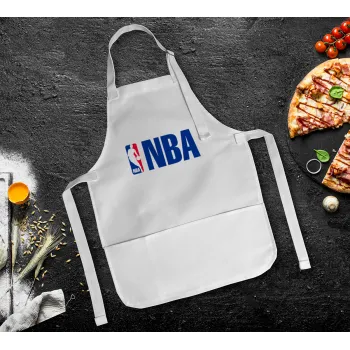 NBA, Ποδιά Σεφ Ολόσωμη Παιδική (με ρυθμιστικά και 2 τσέπες)