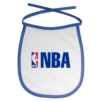 NBA, Σαλιάρα μωρού αλέκιαστη με κορδόνι Μπλε