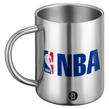 NBA, Ανοξείδωτη Μεταλλική Κούπα 450ml - Διπλού Τοιχώματος