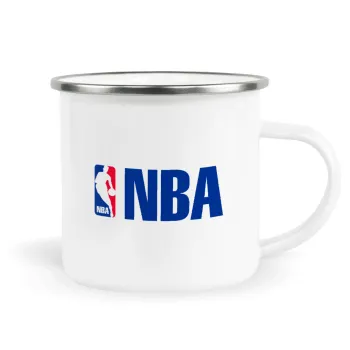 NBA, Κούπα Μεταλλική εμαγιέ λευκη 360ml
