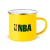 Yellow Enamel Metallic Cup 360ml