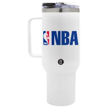 NBA, Mega Tumbler με καπάκι, διπλού τοιχώματος (θερμό) 1,2L